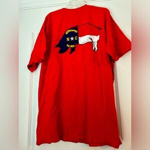 Comfort Color NC Flag pig t-shirt size 2XL
